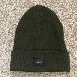 Rag & Bone Military Green Addison Beanie
